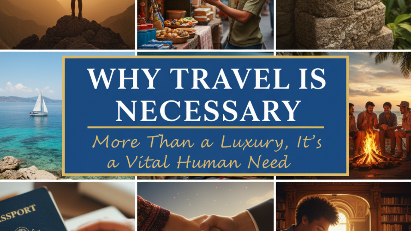 Why Travel is Necessary: More Than a Luxury, It's a Vital Human Need